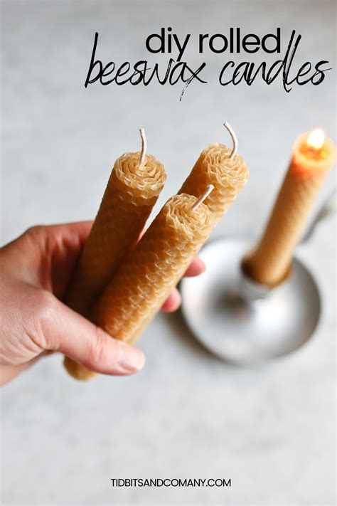 diy beeswax candles