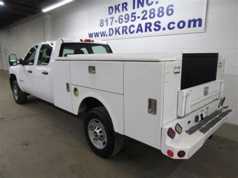 2014 Chevy 2500 Crew Cab 4x4 V8 Service Body Utility Mechanics Bed