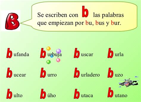 Palabras que comienzan con bus bu bur Educación Activa