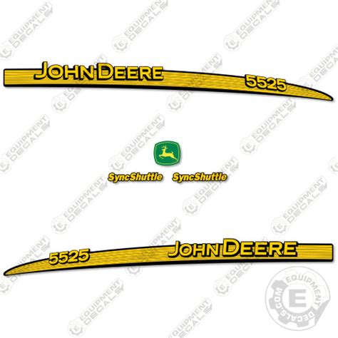 John Deere 5525 Decal Kit Tractor Equipment Decals