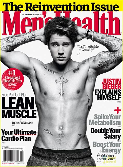 Justin Bieber Goes Shirtless Sexy For Men S Health Cover Photo 782666 Photo Gallery Just