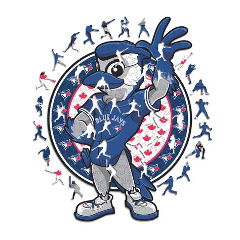 Toronto Blue Jays™ Mascot Wooden Puzzle Iconic Puzzles