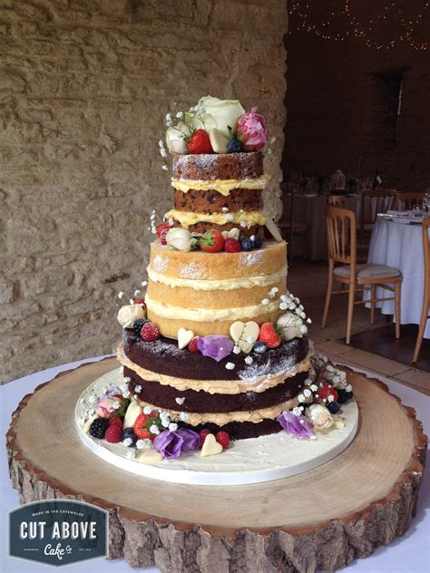 Naked Semi Naked Buttercream Wedding Cakes Cut Above Cake Co