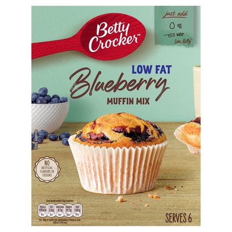 Betty Crocker Low Fat Blueberry Muffin Mix Ocado