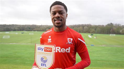 Middlesbrough's Chuba Akpom and Burnley's Vincent Kompany win Sky Bet ...