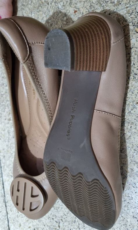 Hush Puppies Nude Fesyen Wanita Sepatu Di Carousell
