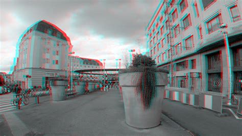 Brussel 3D GoPro 18cm Basis B W Anaglyph Stereo Red Cyan Flickr