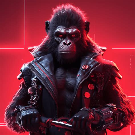 Cyberpunk Monkey Warriors Collection Opensea