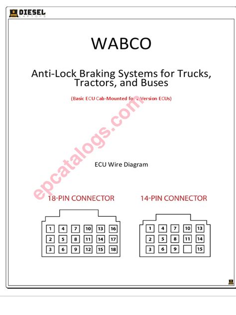WABCO ABS - E Version (Hydraulic) | PDF | Anti Lock Braking System ...