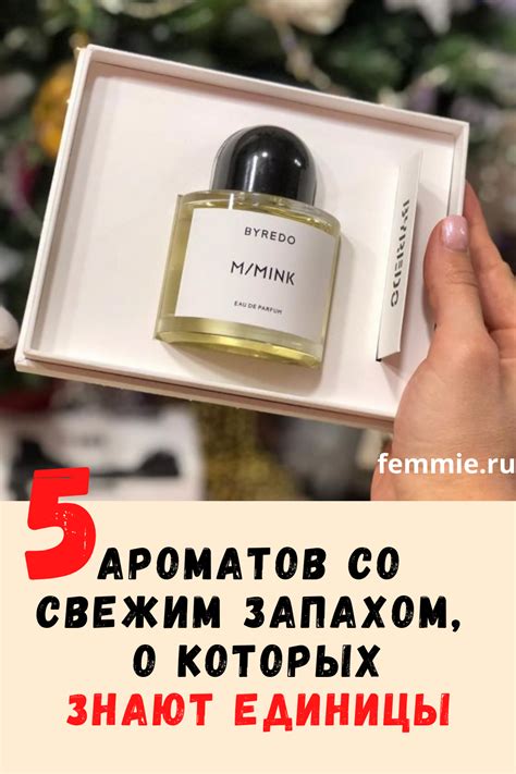 5 ароматов со свежим запахом, о которых пока знают единицы | Аромат ...