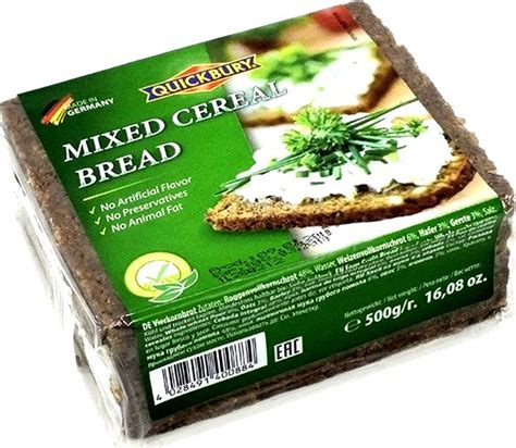 Хлеб Quickbury MIXED CERIAL BREAD, из муки грубого помола ...