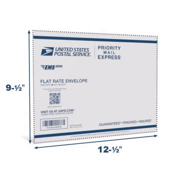 What Priority Mail Express® Flat Rate Envelopes are Available?