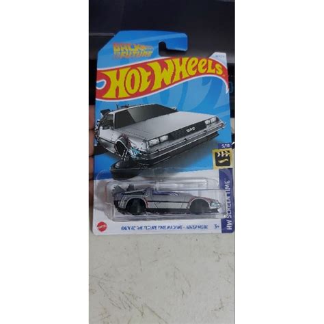 Hot Wheels Delorean Hover Mode Back To The Future Time Machine Shopee Brasil