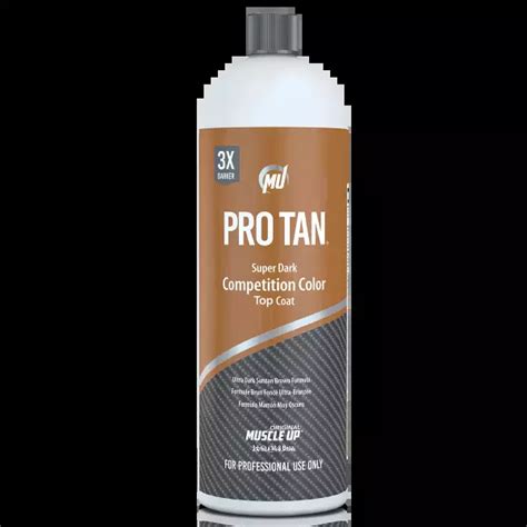 Pro Tan® Super Dark Instant Competition Top Coat Color® 1 Liter