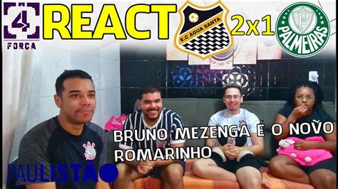 REACT AGUA SANTA 2X1 PALMEIRAS FINAL PAULISTÃO 2023 YouTube