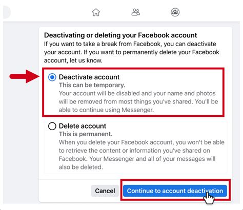 how to end facebook account