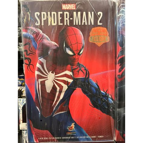 Hot Toys Vgm Marvel S Spider Man Peter Parker Advanced Suit Collectible Figure
