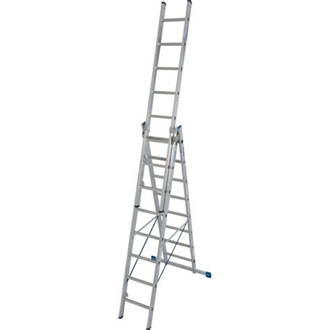 Трехсекционная универсальная лестница KRAUSE STABILO +S 3х8 131652 по ...