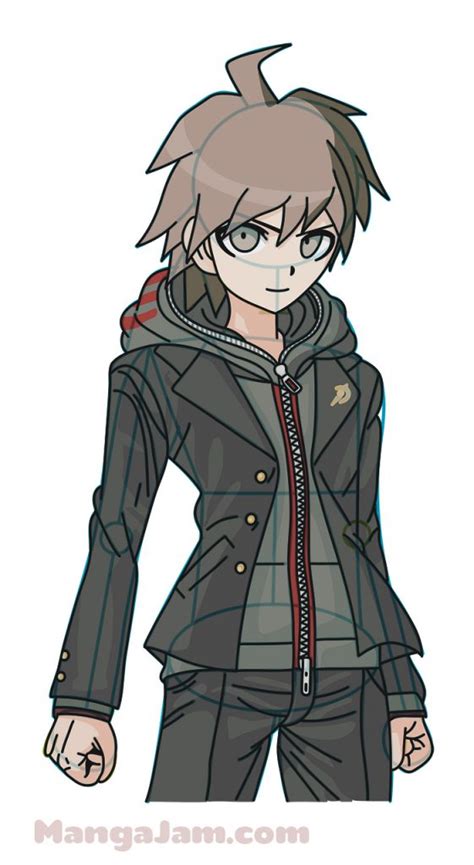 How To Draw Naegi Makoto From Dangan Ronpa Manga