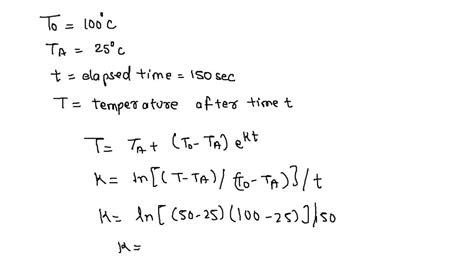 Solved I Got My Answer Incorrect Please Help Me What I Did Wrongly When A Hot Object Is