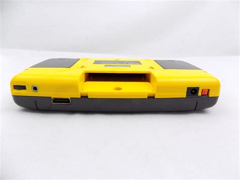 Sega Game Gear Portable Handheld Console Black Yellow Starboard Games