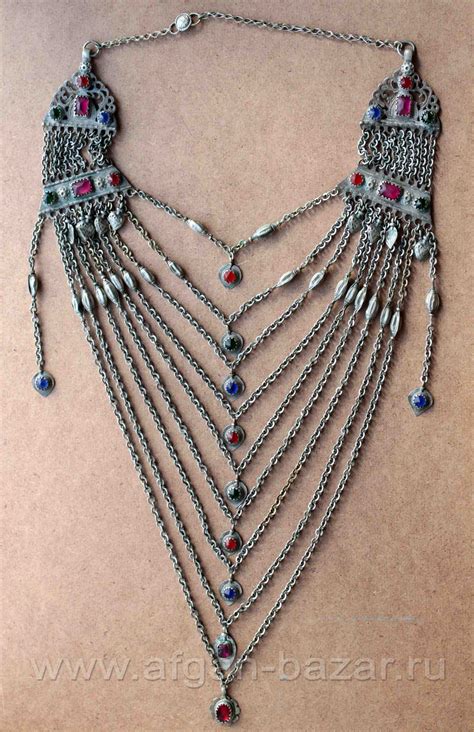 Афганское нагрудное украшение "шаршара" (sharhara) - снято с продажи ...