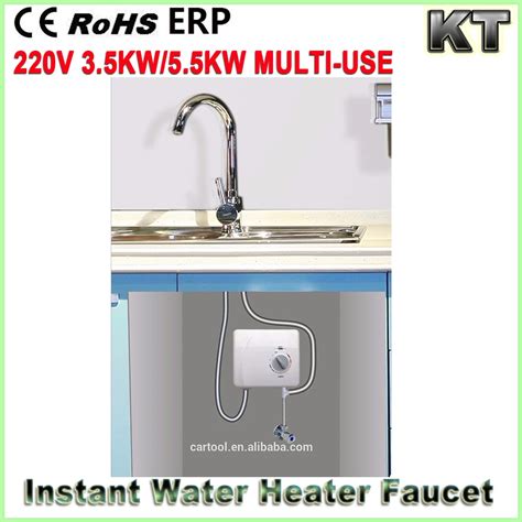 Under The Sink For Bathroom Kitchen Instant Electric Tankless Hot Water Heater System For Tap