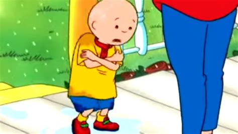 Caillou Y La Lluvia Fr A Caillou En Espa Ol Castellano Youtube