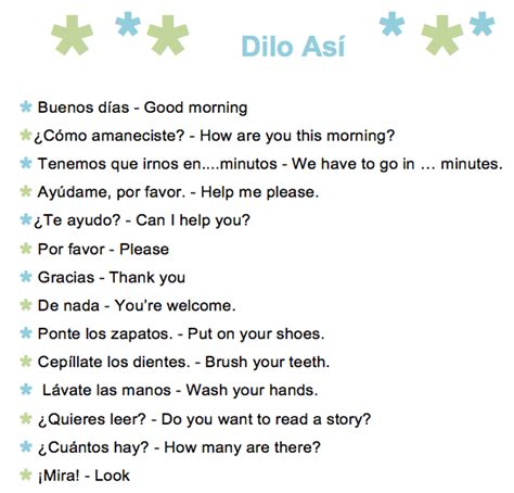 61 Common Spanish Phrases to Use With Kids - A Printable List - Spanish ...