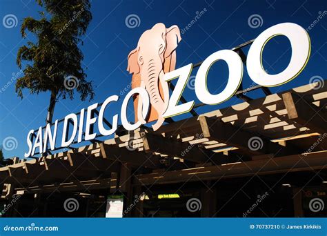 The San Diego Zoo Editorial Image Image Of Daytime Coast 70737210