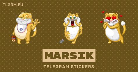 “Marsik” stickers set for Telegram
