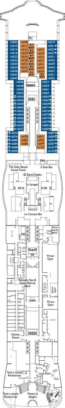 Costa Smeralda Deck Plans: Ship Layout, Staterooms & Map - Cruise Critic