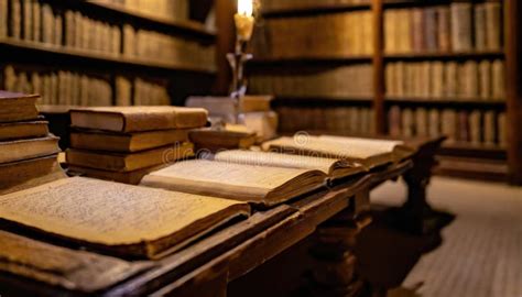 Old Library Housing A Vast Collection Of Historical Books And