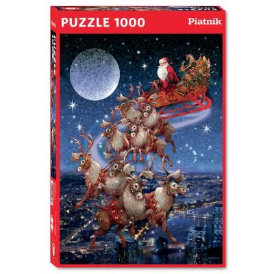 PUZZLE 1000 Pièces TRAINEAU DU PÈRE NOËL DEFIPARADES Le magasin