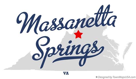 Map of Massanetta Springs, VA, Virginia