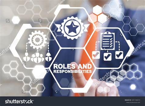 role responsibility images stock  vectors shutterstock