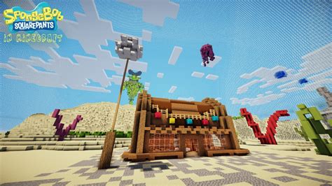 Bikini Bottom In Minecraft Spongebob Map Minecraft Map