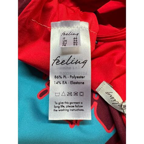 FEELING By JUSTMINE Bikini Coppa C Turchese Rosso Amarena 6059