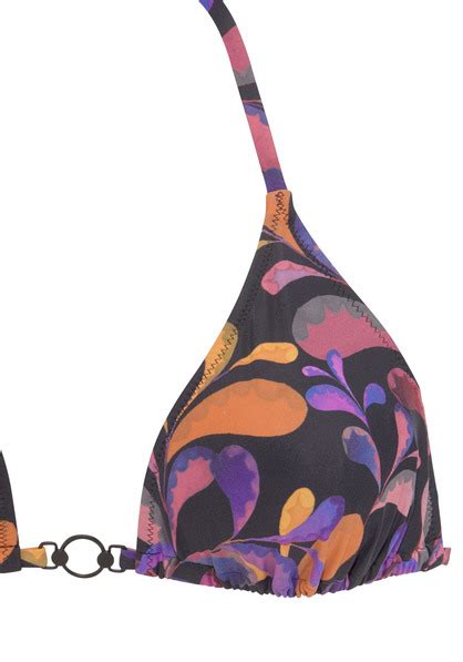 Vivance Triangel Bikini Herbal Schwarz Bedruckt Cup A B