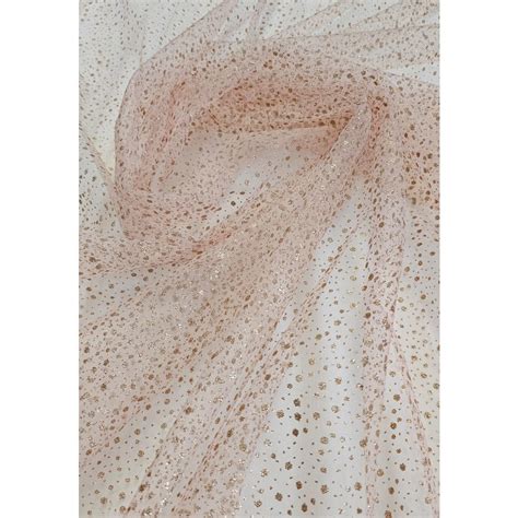 Tecido Tule Explosão Glitter Nude Shopee Brasil