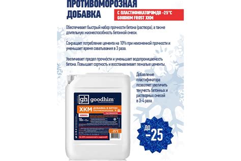 ХКМ с пластификатором Goodhim 10л 12986 - выгодная цена, отзывы ...