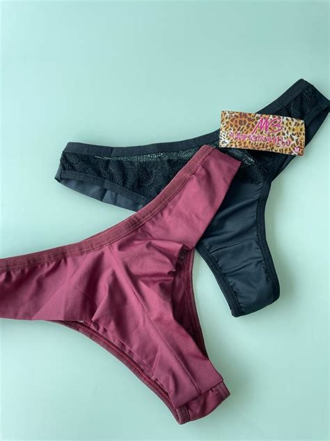 Comprar Calcinha Em Renda E Microfibra Fio Duplo Maria Sacoleira Lingerie