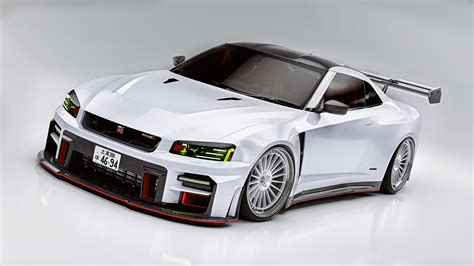 White Night (Nissan Skyline R36 Visualization) on Behance