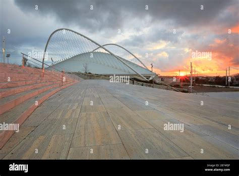 The Olympic Velodrome Stadium In Athens Stock Photo Alamy