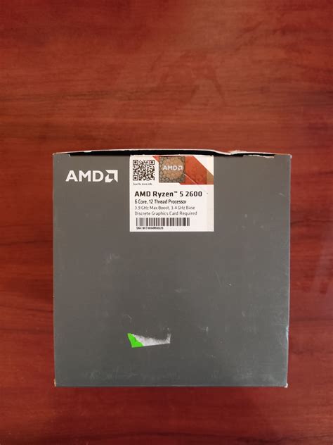 Процессор AMD Ryzen 5 2600 3.40GHz 16MB BOX: 2 000 грн. - Комплектующие ...