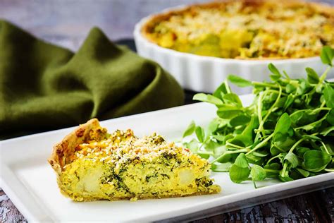Vegan Tofu & Broccoli Quiche, Easy and Delicious! - Especially Vegan