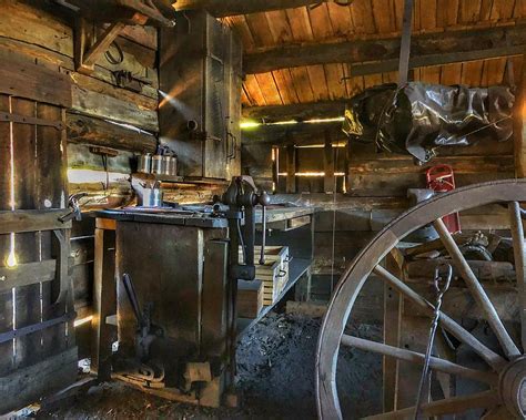 Inside The Blacksmith Shop Photograph By Anthony M Davis Fine Art America