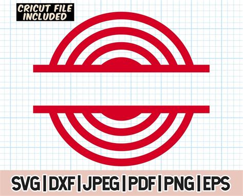 Bulleye Split Frame Pngbulleyes Name Svg Monogram Bullseye Target Svg