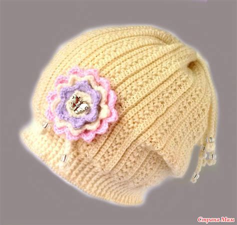 . Шапка ЗАГАДОЧНАЯ крючком - В.Г.У. - Вязаные Головные Уборы - Страна Мам