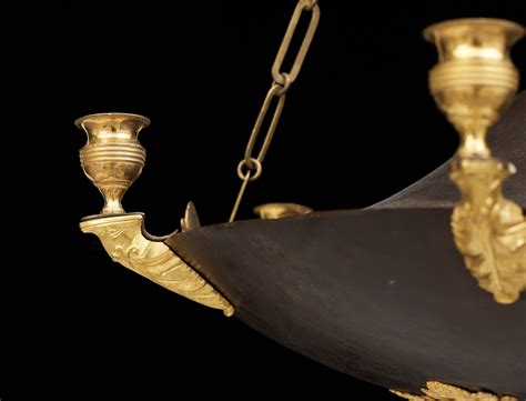 AMPEL för sex ljus Sverige 1800 talets början Empire Bukowskis